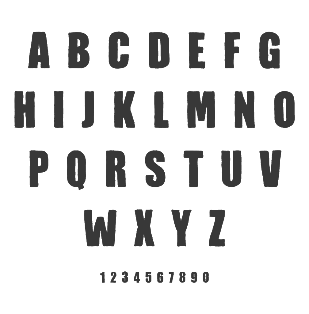 Geyik Adam Block display font specimen